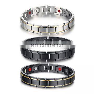 Guangzhou Factory Steel Jewelry Ion Bracelet Energy Balance Health Energy Bracelet