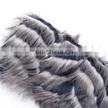 High Quality Soft Faux Peacock Fur Rectangle Decorative Pillow photo-5