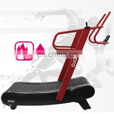 Running woodway machine Curved treadmill & air runner non-motorized new fitness self-powered treadmill commercial  gym use