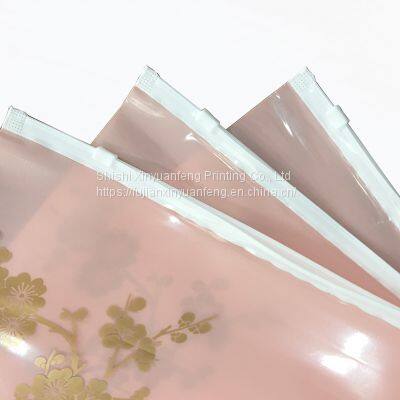 Custom Pe Cpe Plastic Packaging Bag With Zipper for Clothing Manufacturer photo-3