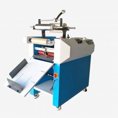 Automatic Paper Feeding and Film Coating Oil Heating Steel Roll Anti Curl Automatic Cutting Made in China photo-5