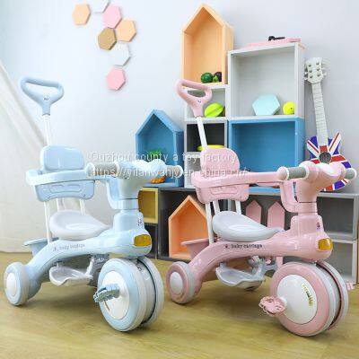 Children Tricycle With Light Music Bike 1-3-6 - Year - Old Baby Cart Pedaling Children Bicycle photo-2