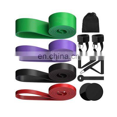 Hot Sale Resistance Bands Wholesale Ankle Straps Resistance Band Door Anchor Core Sliders Resistance Bands