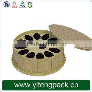 2015 New Design Customized Luxury Large Round Cardboard Gift Boxes Wholesale photo-5