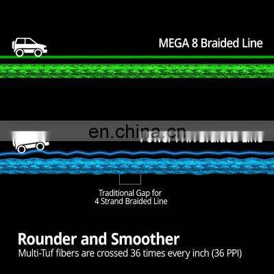 Wholesale 8 Strands High Strength 300m PE Braided Fishing Line 6 Colors Super Strong Seawater Ocean Fishing Line photo-4