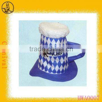 Fashionable Beer Cup Shape Oktoberfest Hats made in Yiwu