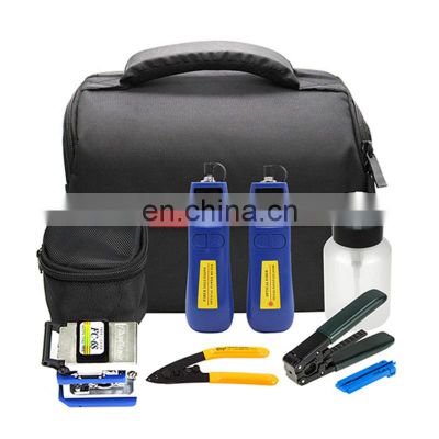 MT-8421 Fibre Connector Assembly Tool Box Cable Installation Termination Toolkit Optical Fiber Splicing Tool Bag