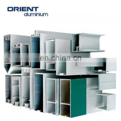 Outdoor Powder Coated Aluminum Glass Facade Panel Profiles for Sale photo-4