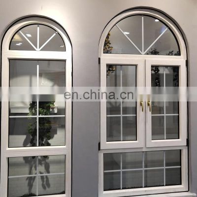 Australia standard double glass black aluminium windows glass window