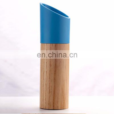 Factory Supply High Quality Commercial Small Ceramic Black Wood Salt Pepper Grinder