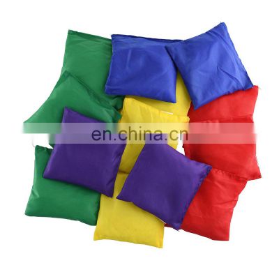 Wholesale portable Canvas Cloth kids indoor outdoor Customized design Weather Resistant Corn hole Throwing bean bag