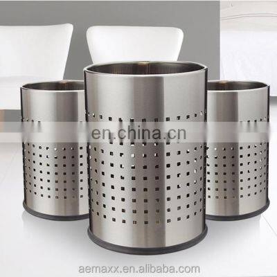 Low Cost Stainless Steel Trash Can With Punch Hole photo-2
