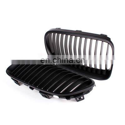 Car Accessories for BMW 3 Series E92 E93 M3 Style Dual Line Front Grille Matt Black Bumper Grill 2010 2011 2012 2013 photo-5