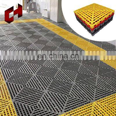 4Cm Green Polymer Interlocking Mezzanine Gym Access Floor Exercise Mat Interlocking Floor Mats For Shop Floor photo-4