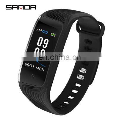 SANDA S4 Men Women Sports Bracelet Wrist Band Smart Watch Hear Rate Monitor Fitness gps Smartwatch