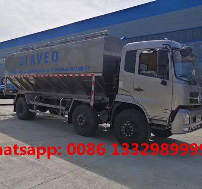 Dongfeng Tianjin 6*2 LHD 10 Wheels 30cbm Bulk Feed Transported Truck for Sale photo-2