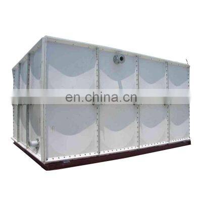 Light weight high strength fiberglass storage water tank molded panel sectional water tanks