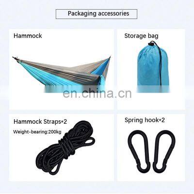 Folding Double Hanging Wholesale Swing Portable Nylon Outdoor Camping Hammock photo-4