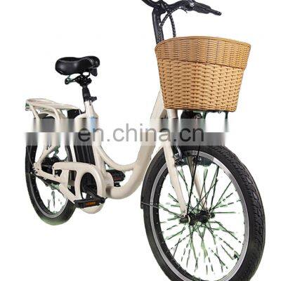 Motor Electric Bike Cruiser Ebike Power Battery 36V 10Ah Lithium Battery Aluminum Alloy Frame 22 inch Tire Zero Start 250W China