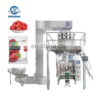 High Speed Automatic Filling Packaging Machinery Multi-head Weighing Film Forming Hardware Granule Pet Dog Food Packing Machine