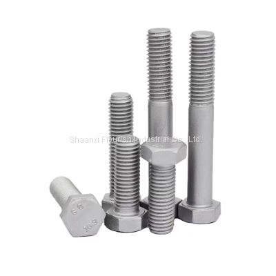 Grade 8.8 Hex Cap Bolt High Temperature Resistance For Vehicle Wheel Wind Power