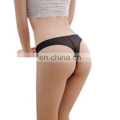 Wholesale Sheer Black Mesh Sexy Pantie Custom Made Labeling Lady Underwear's Women's Pantie Customize Panties manufacturer