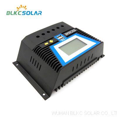 BSC8048 Intelligent PWM 80A Solar Panel and Battery Charge Controller 12V 24V 36V 48V Auto With Two USB photo-3