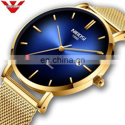 NIBOSI Watch Men Simple Fashion  Brand Quartz Watch Luxury Creative Waterproof Date Casual Men Watches Relogio Masculino