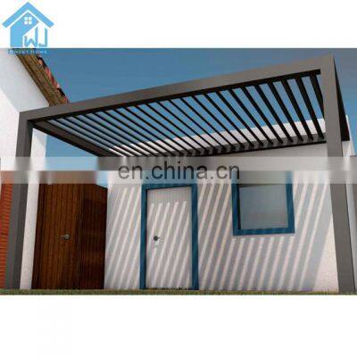 Waterproof Louver Roof System Outdoor Gazebo Garden Bioclimatic Aluminium Pergola price