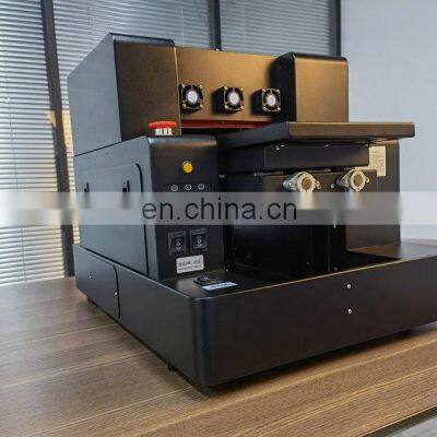 A4 Small DTF UV Flatbed Printer Cell Phone Case Printing Machine ( CMYK W+Varnish,cylinder,AB Film,golf Ball,logo Etc ) photo-5