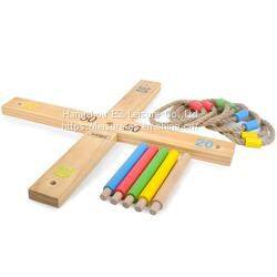 Wooden Yard Game Custom Ring Toss Game photo-3