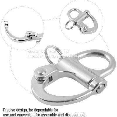 304/316 Stainless Steel Fixed Eye Snap Shackle photo-2