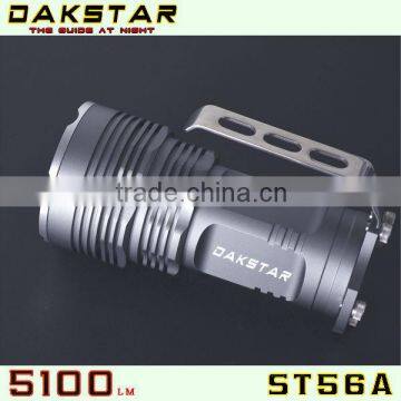 DAKSTAR New Arrival ST56A CREE XML T6 5100LM 18650 Aluminum LED High Power Rechargeable Portable Flashlight