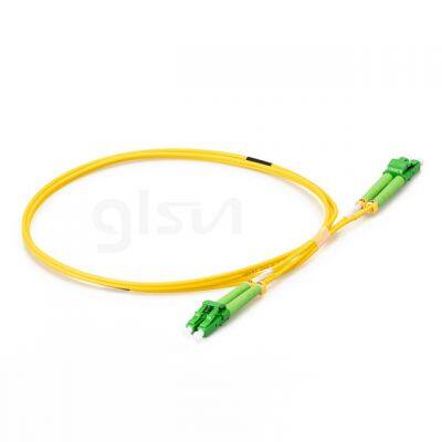 Fiber Optic Patch Cable LC APC to LC APC OS2 Duplex Single Mode PVC 2.0mm