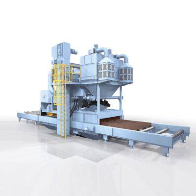 Easy Use Abrasive Industry Abrasive H Beam Type Shot Blasting Machine for Casting Forging Surface Cleaning
