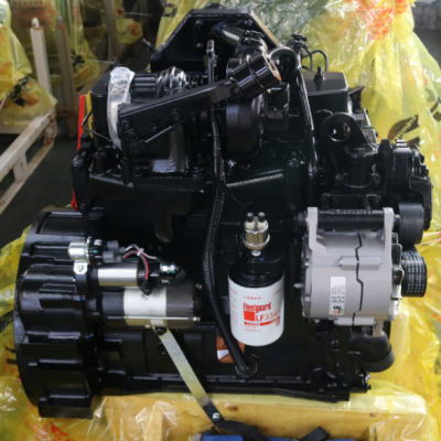 Novo conjunto do motor Cum-mins 4BTA3.9-C100 com refrigeração a água para escavadeiras photo-2