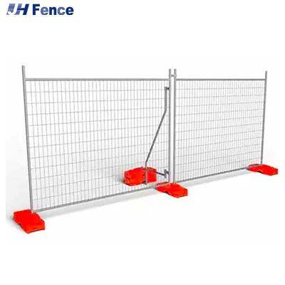 Australia Temporary Fence Concrete Blocks Temporary Fence Temporary Metal Mesh Fence Panels