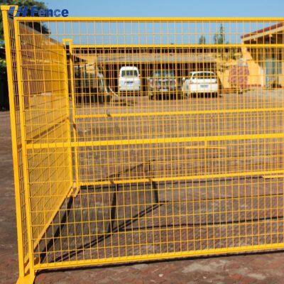 Black Powder-Coated Temporary Construction Fencing for Canadian Projects
