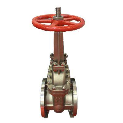 ANSI API SS304 316L Flange de Aço Inoxidável Válvula de Portão com Talão Emergente de Selagem Rígida Z41W-16P para Vapor de Alta Temperatura e Óleo de Transferência de Calor
