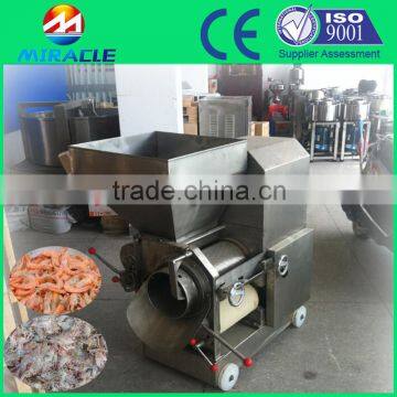 Machine for process peeling and deboning the fresh fish&shrimp&crab