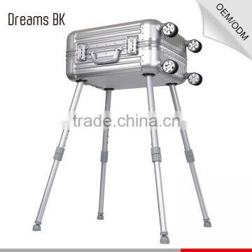 Hot Sale China Manufacturer Alminum Hairdresser Tool Trolley Case With Lighted photo-5