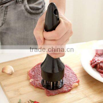 Wholesale Black Professional 21 Blades Needles Handheld Kitchen Beef Meat Tenderizer Stainless Steel