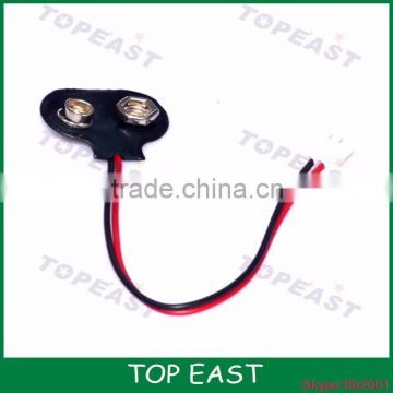 9v Volt battery Clip on Type Battery Snap Connector Lead Wire Plastic Head