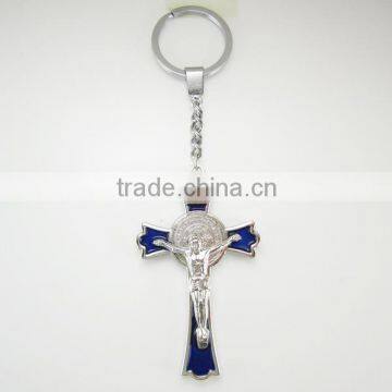 3 inches St Benedict Jesus Crucifix Keychain