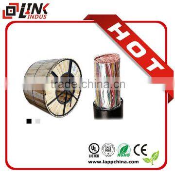 Out door pressure resistance jelly filled 100% copper long distance communication telephone cable HYVP/ HYV