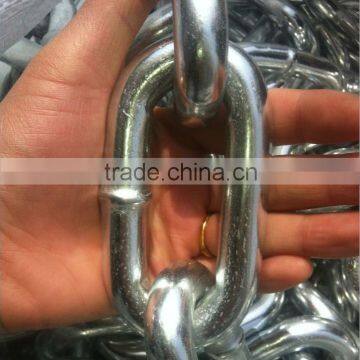 Standard Galvanized Steel Short Link Chain Welded Chain Iron Chain