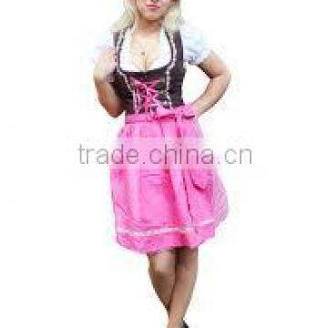 Sexy Mini Dirndl with blouse & apron