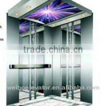 Price for passenger elevator with mirror decoration