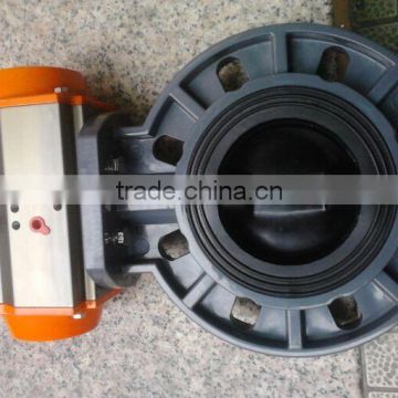 PVC Pneumatic butterfly valve