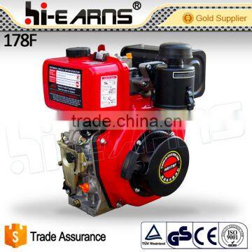 Red colour new 6hp small diesel engines for rotavator